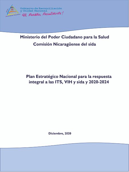 Plan Estratégico Nacional de VIH 2020 - 2024